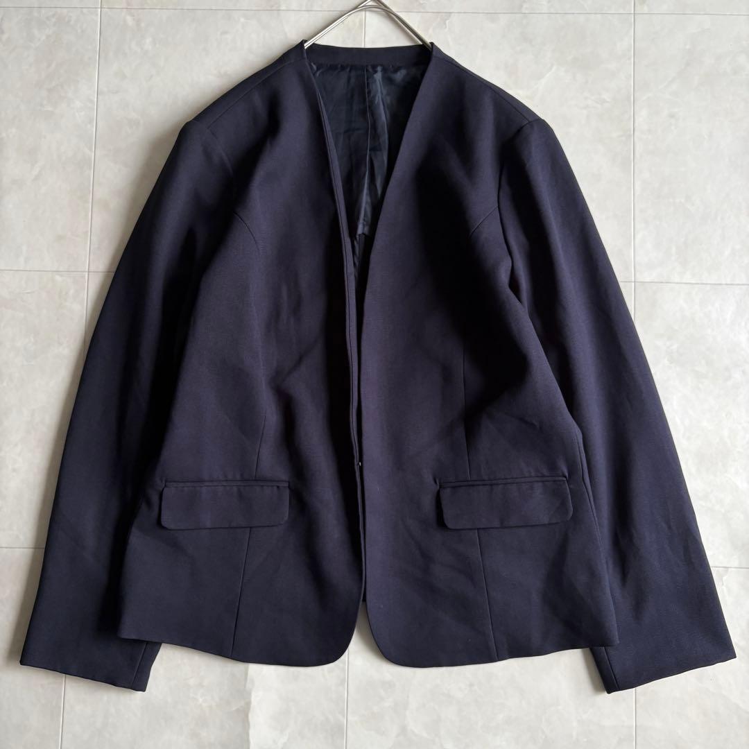theory luxe ノーカラー ジャケット パンツスーツ セットアップ XL
