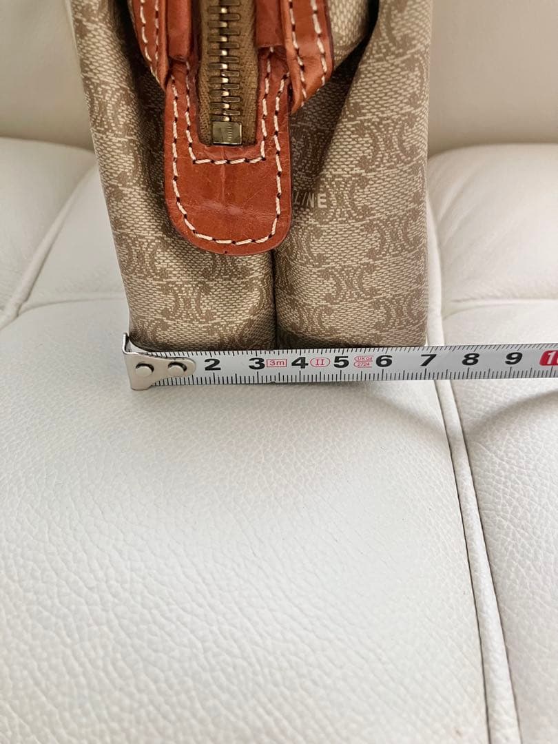 セリーヌ　マカダム柄　ポーチ　オールドセリーヌ　トリオンフ