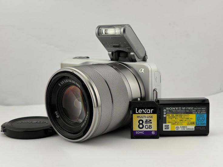 ★極上品★ソニー SONY α NEX-3 ボディ/レンズキッド/フラッシュ