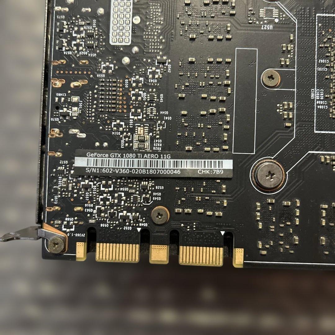 グラフィックボード・グラボ・ビデオカード MSI GEFORCE GTX 1080 TI AERO 11G