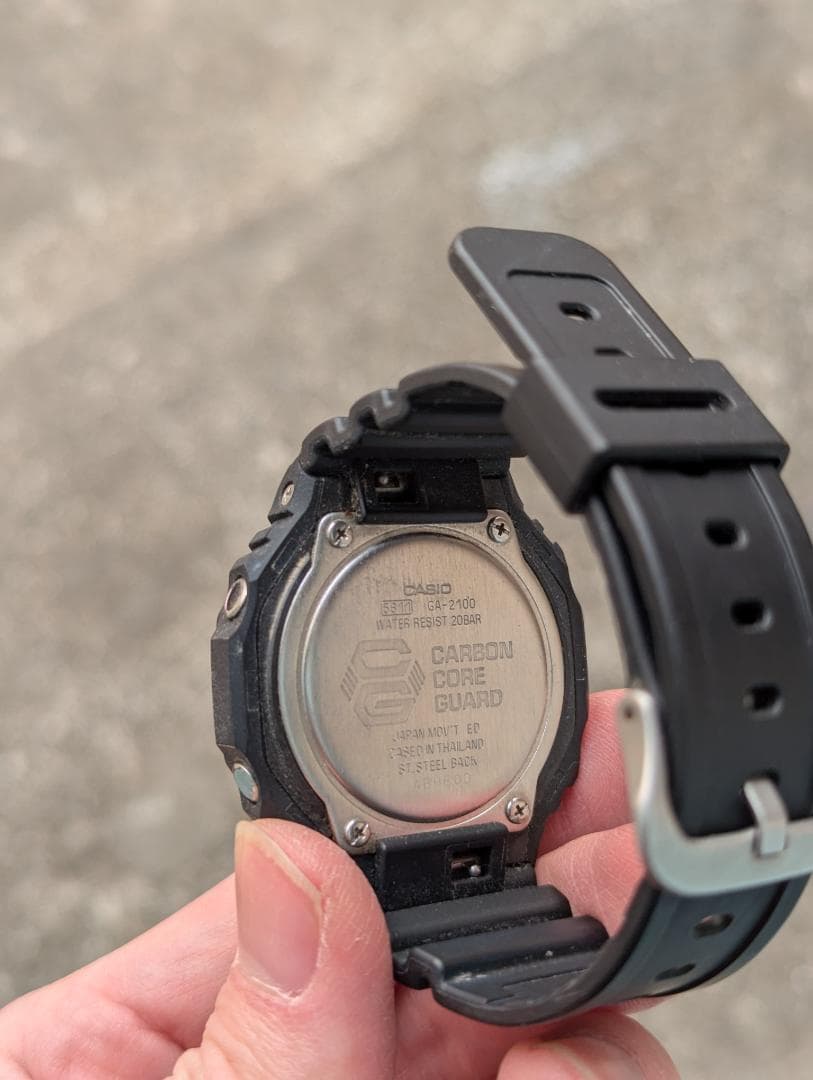 G-SHOCK / 2100 シリーズ / GA-2100-1A1JF 黒