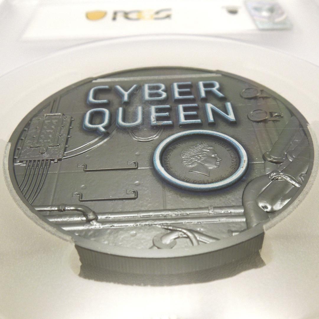 サイバークイーン銀貨 The Beginning PCGS 2023