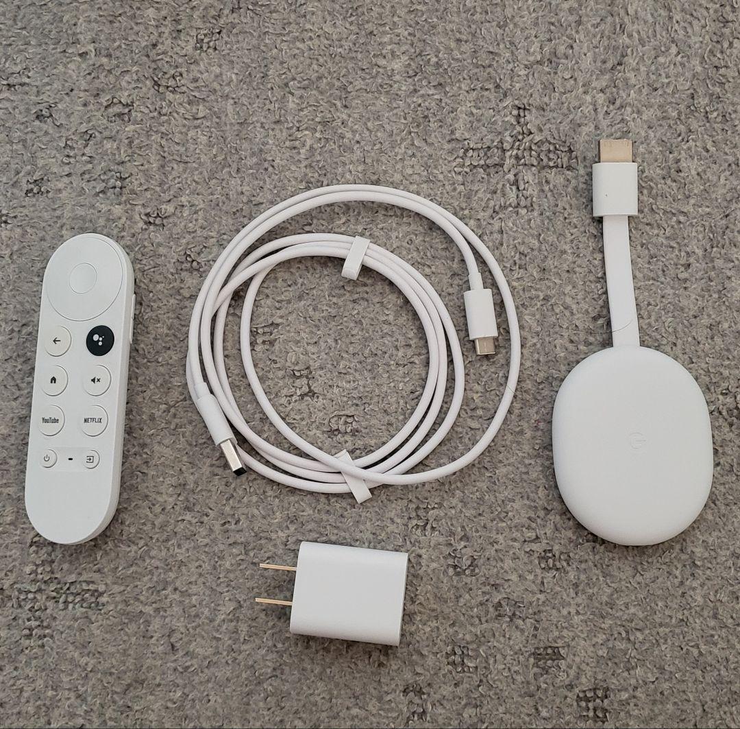 Google Chromecast GZRNL 4K リモコン付