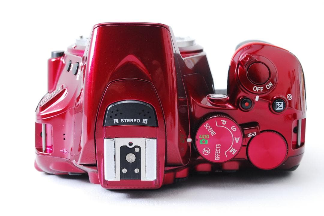 極上美品 Nikon D5500 ワインレッド WiFi スマホ転送 低ショット