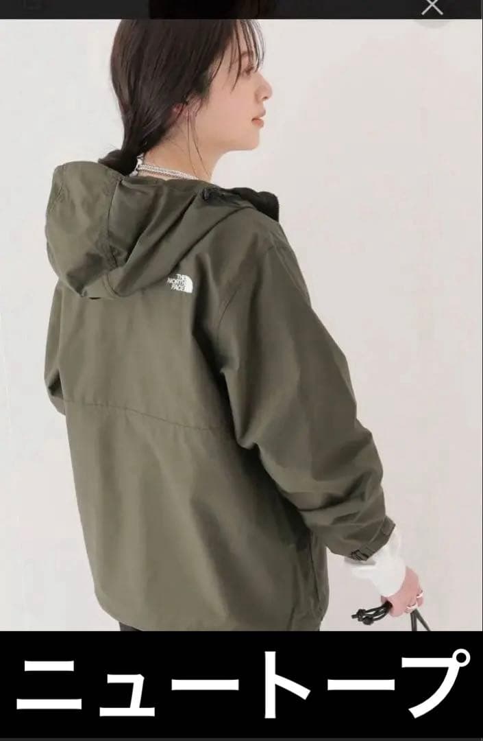 未使用に近い美品‼️ノースフェイス アノラックジャケット ニュートープＭ