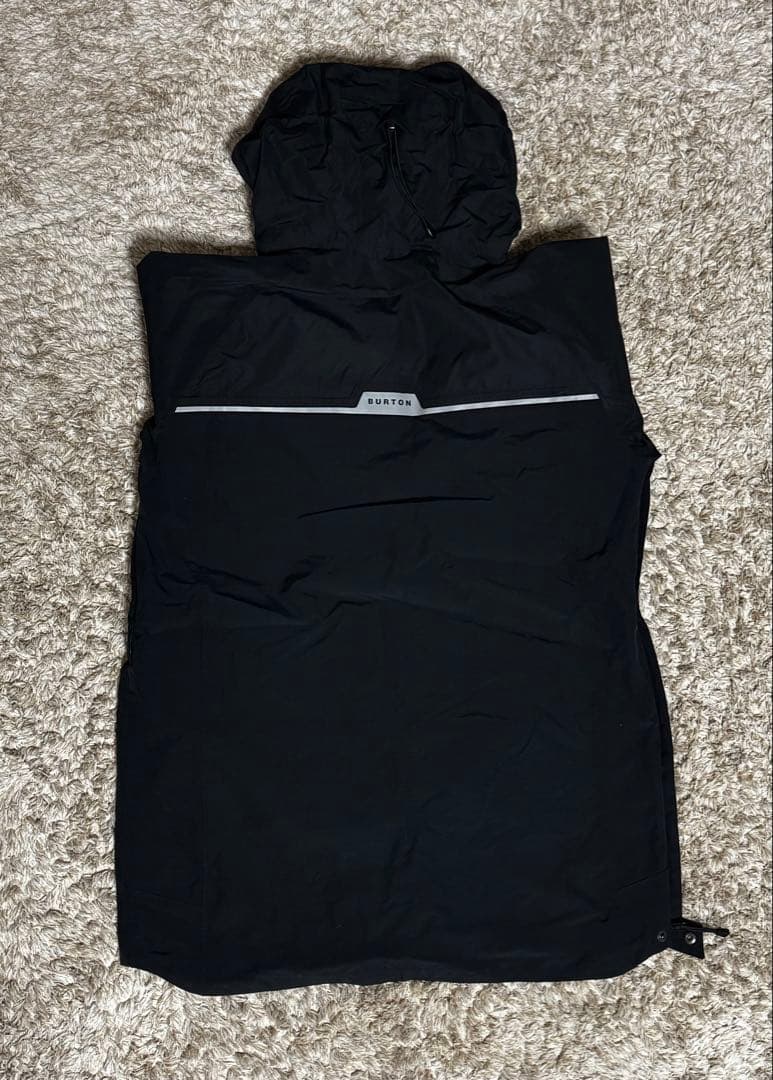 Burton アノラックジャケット　黒　スノボウェア　バートン　スノーウェア