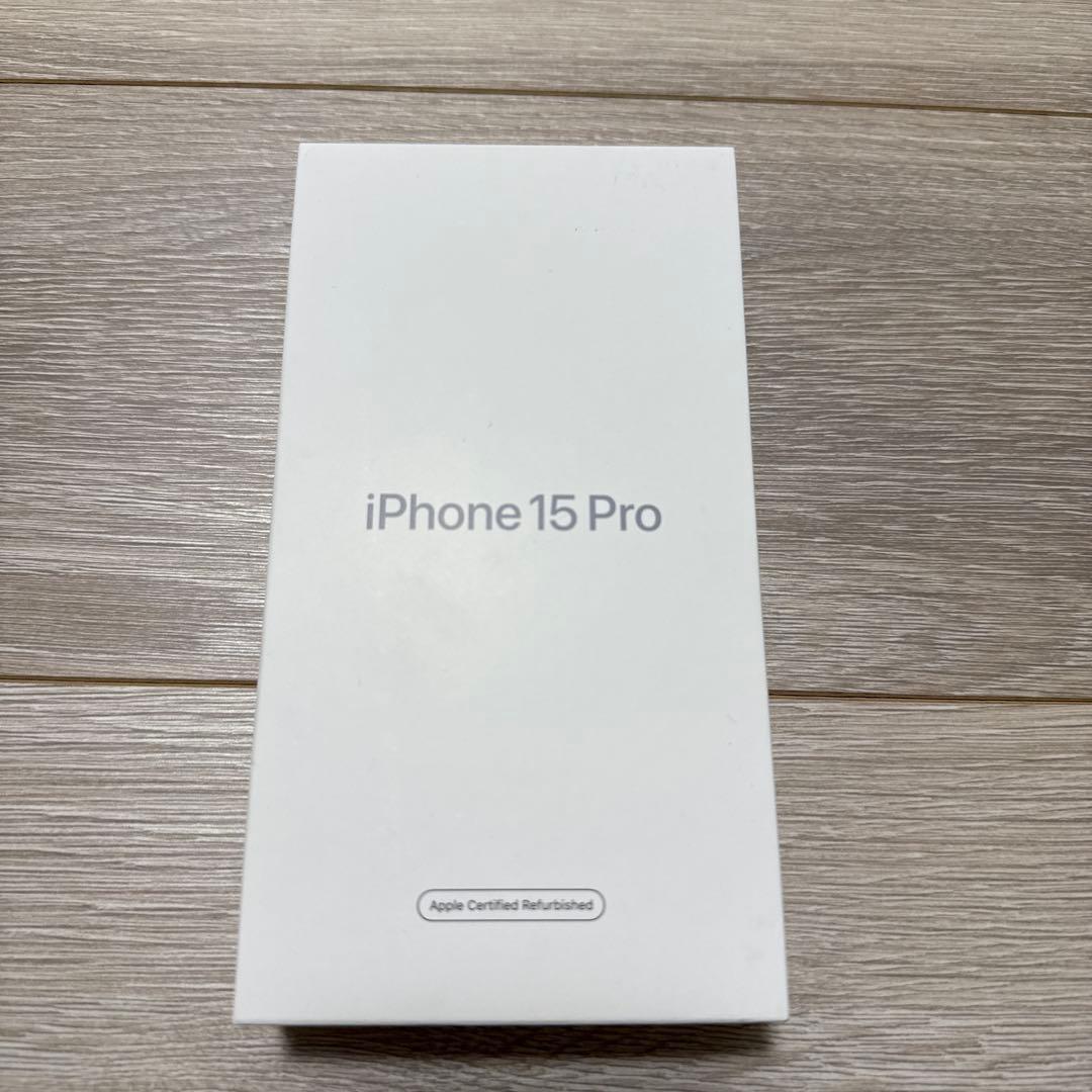 【新品未開封】 iPhone 15Pro 128GB ナチュラルSIMフリー