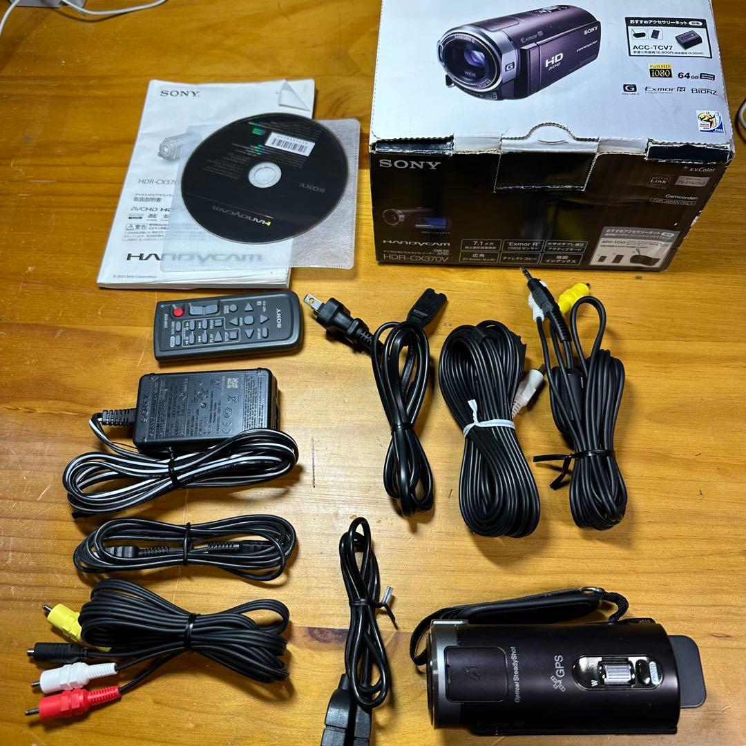 SONY HDR-CX370V ビデオカメラ ほぼ新品 5984