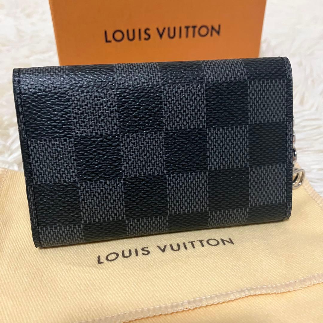 【未使用級】ルイヴィトン ダミエグラフィット6連キーケース N62662 箱付き