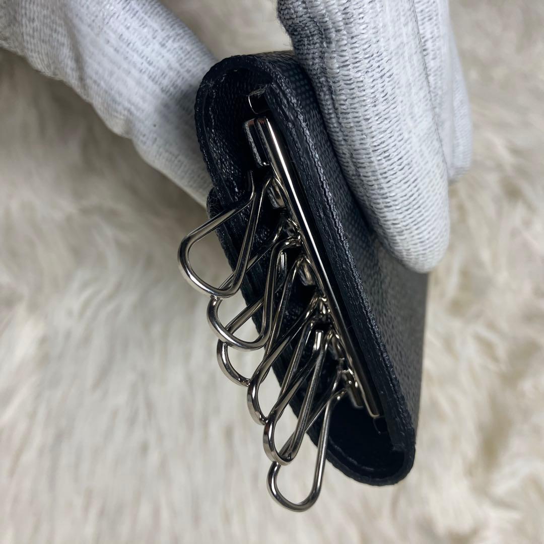 【未使用級】ルイヴィトン ダミエグラフィット6連キーケース N62662 箱付き