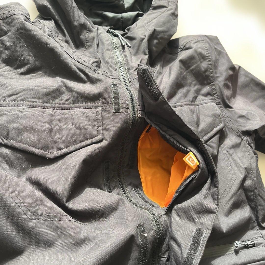 BURTON LIVING LINING フード付きウェア S/M ブラック