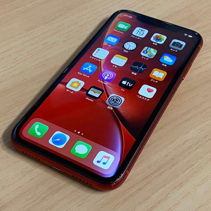 iPhone XR (SIMフリー, レッド)