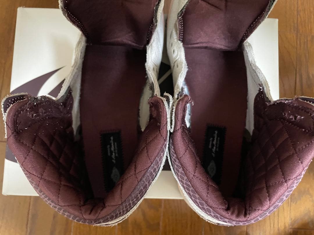 アママニエール　Air Jordan 1 ホワイト/バーガンディ　レトロハイOG