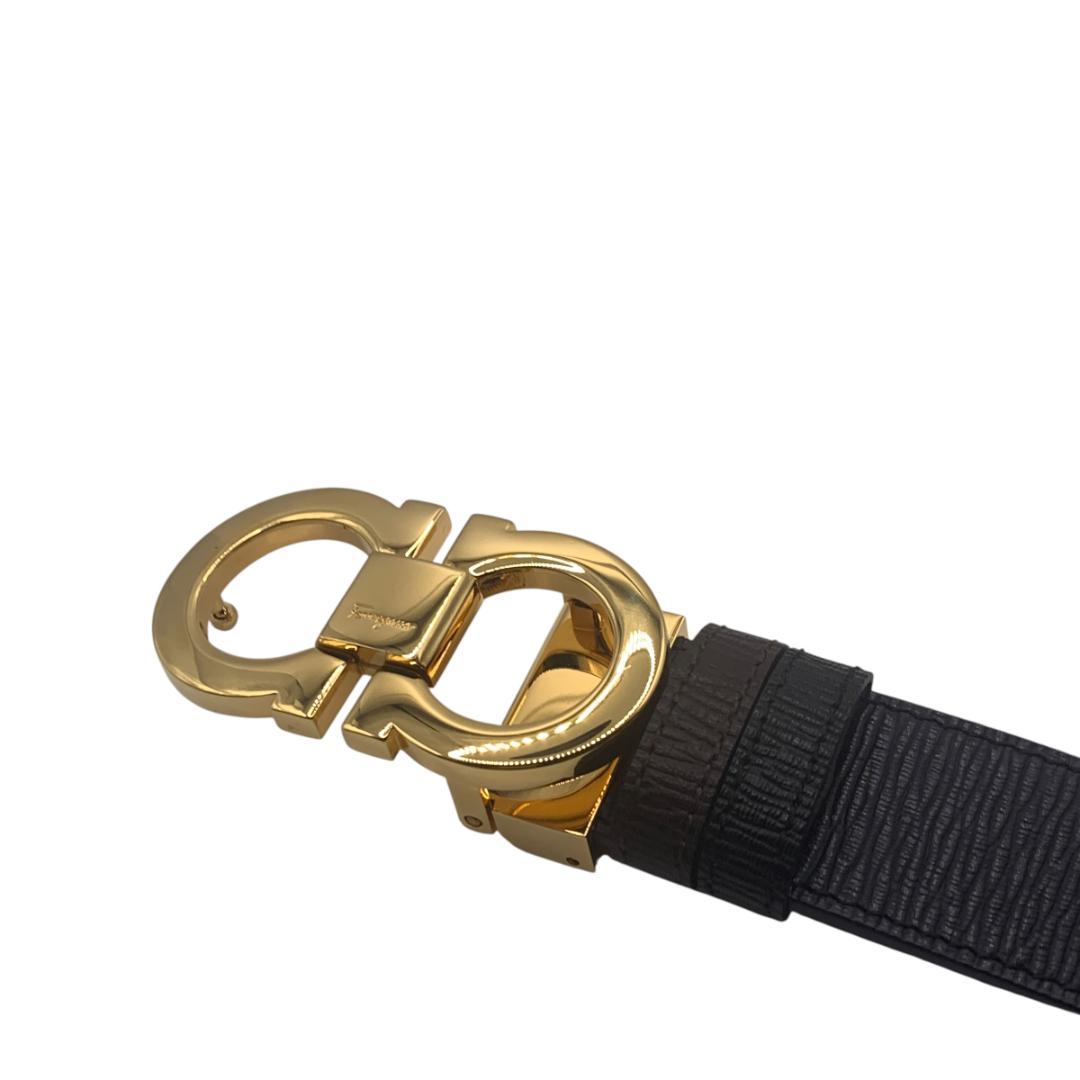 美品Ferragamo フェラガモ　ベルト リバーシブル　調整可 最大110cm