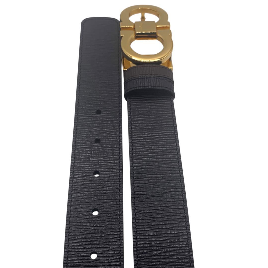 美品Ferragamo フェラガモ　ベルト リバーシブル　調整可 最大110cm