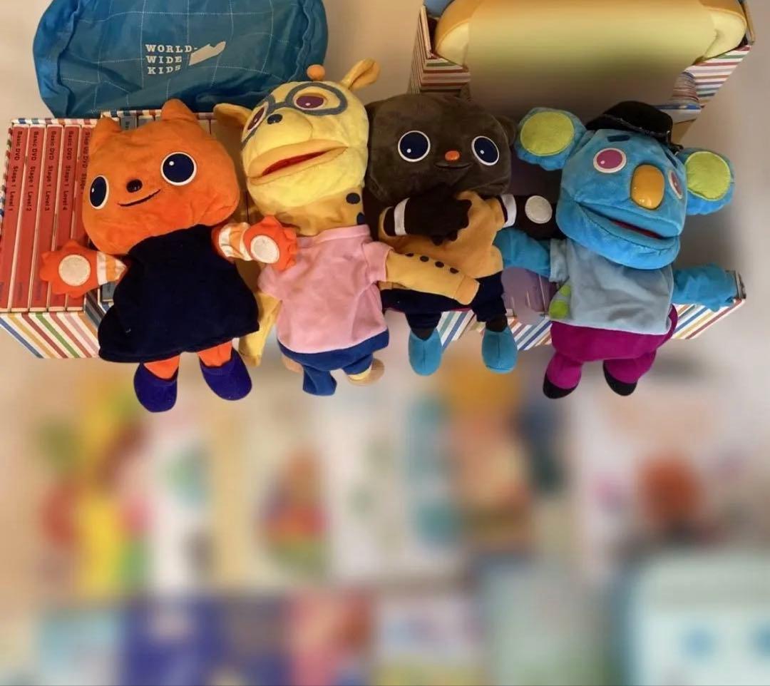 麦*可様 ［最終価格］ワールドワイドキッズDVD、CD、絵本、アクティブカードリ