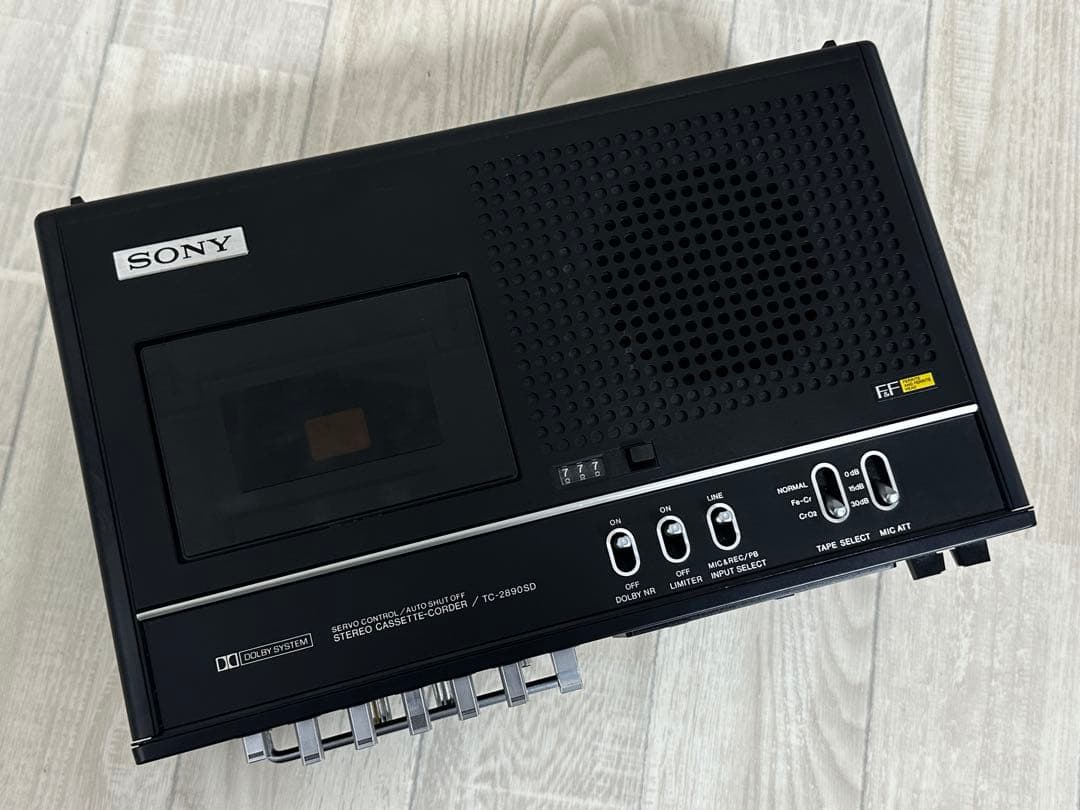 【動作品】SONY ソニー 希少カセットデッキTC-2890SD 昭和レトロ