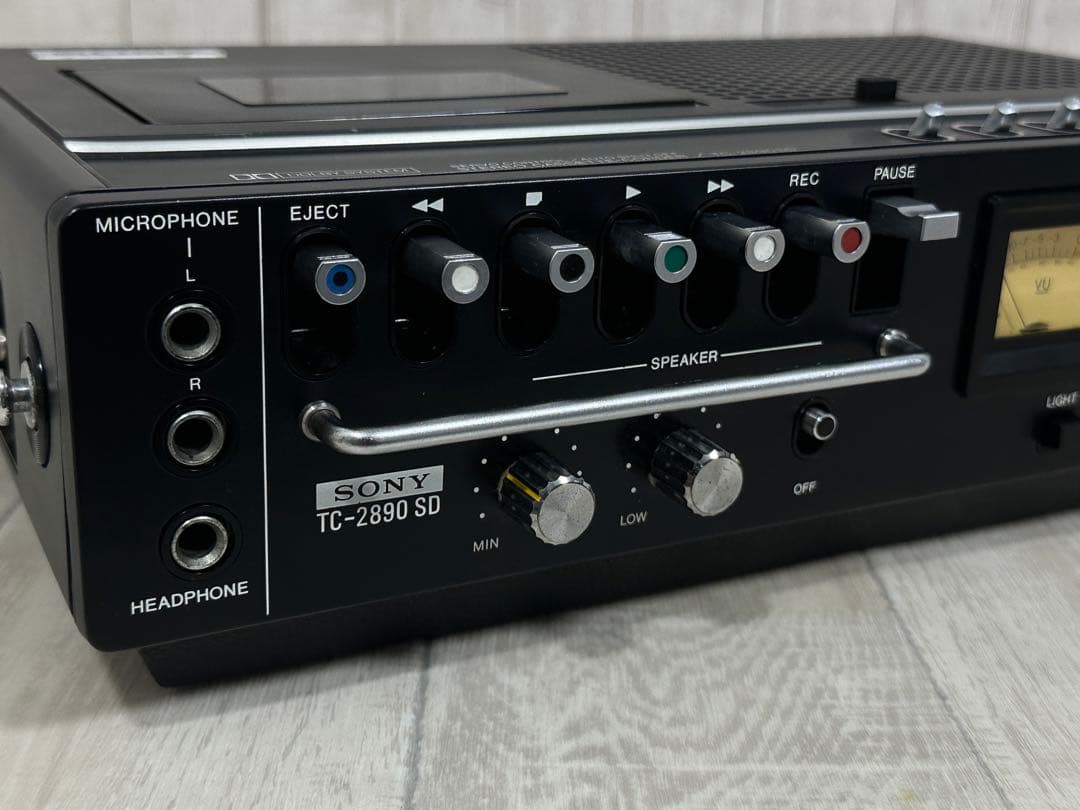 【動作品】SONY ソニー 希少カセットデッキTC-2890SD 昭和レトロ