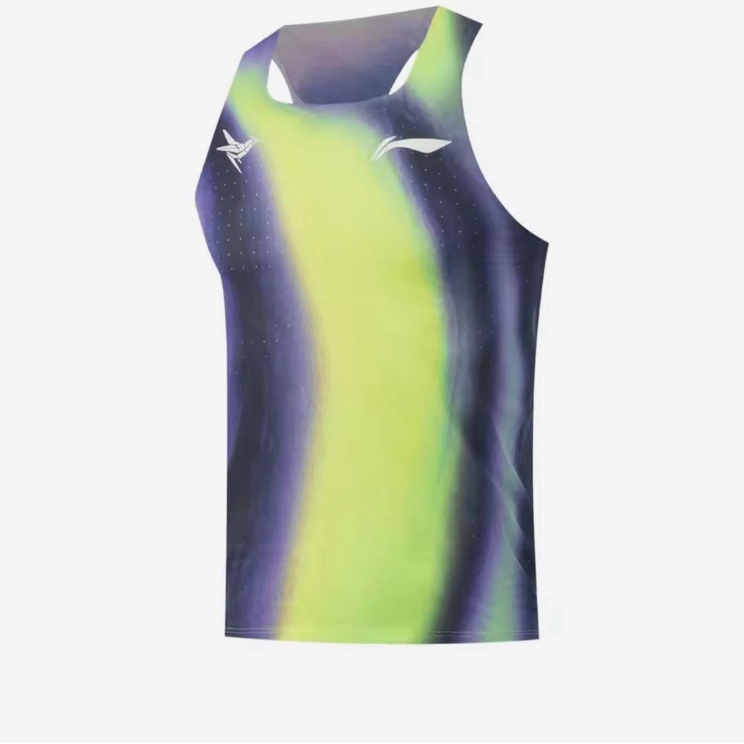 【即日発送】希少　LI-NING シングレット ギャラクシーパープル　Mサイズ