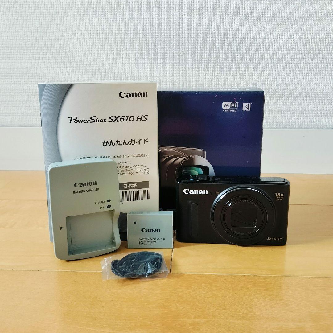 Canon PowerShot SX610 HS ブラック