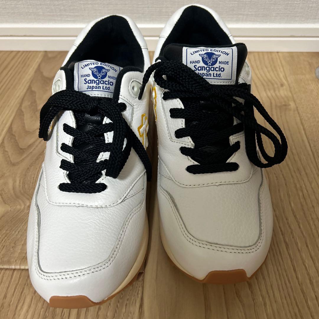 ソフトバンクホークス スニーカー ホワイト サンガッチョ 26センチ 紐付