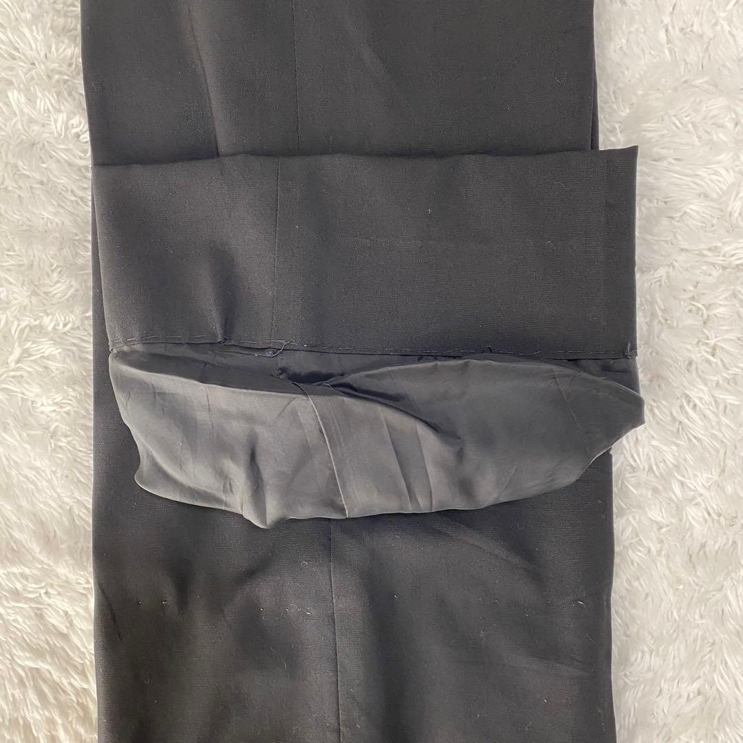 【美品】 バーバリーロンドン パンツスーツ ノバチェック 38 ブラック 光沢感