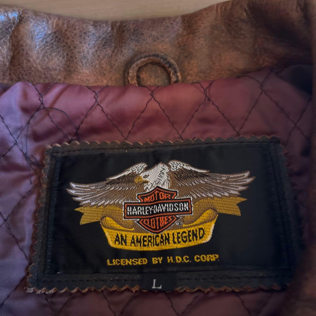 Harley Davidson シングルライダースジャケット サイズM