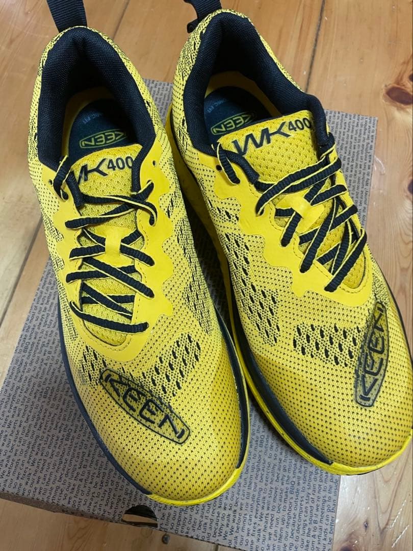 KEEN WK400 スニーカー メンズ イエロー 27.5cm キーン