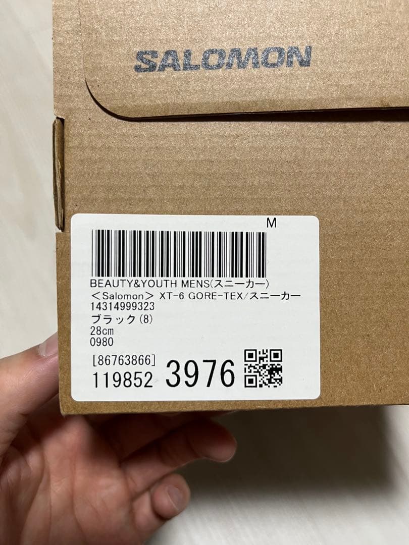 サロモンxt-6 GORE-TEX