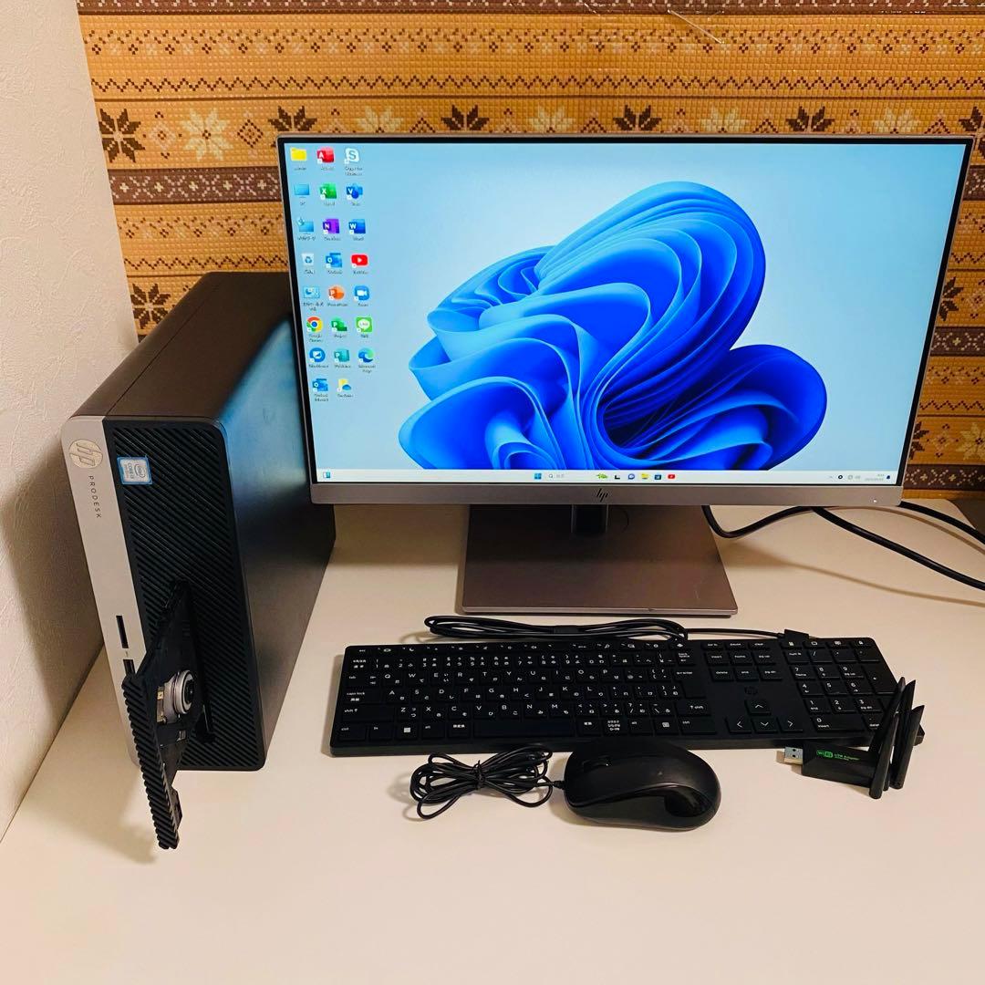 Y629 HPデスクトップSSD第9世代高速Windows11オフィス2024付