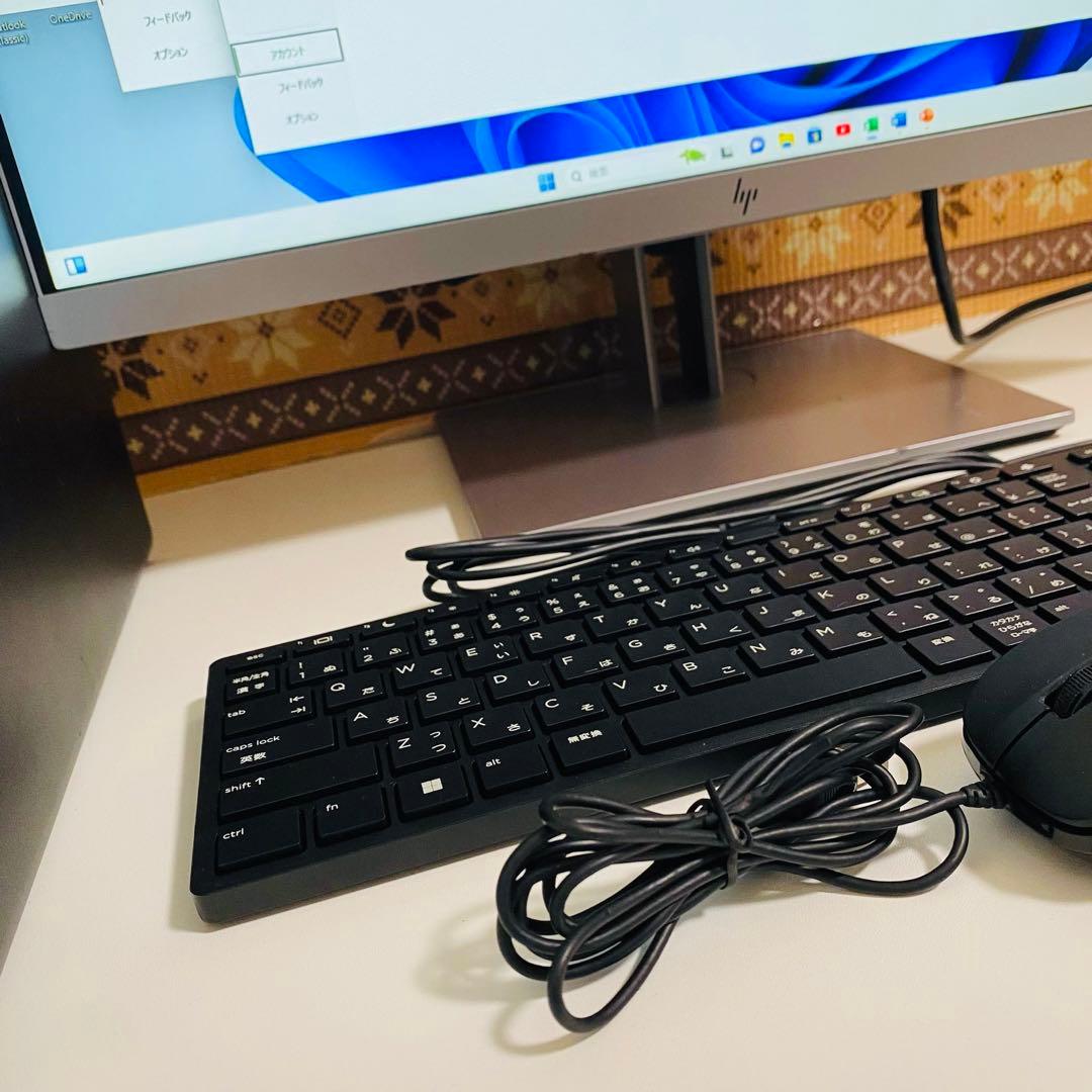 Y629 HPデスクトップSSD第9世代高速Windows11オフィス2024付