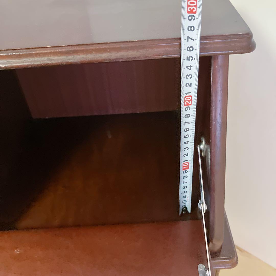 木製　電話台　FAX台　ビューロー　サイドチェスト　サイドラック　デスク