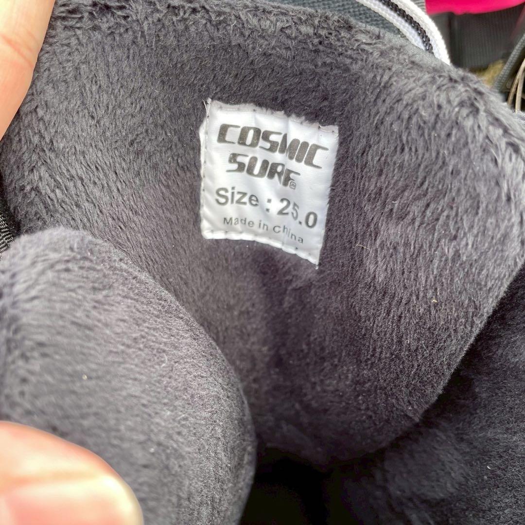 スノーボード一式 スノボ 板ビンディングシューズ コスミックサーフ25センチ