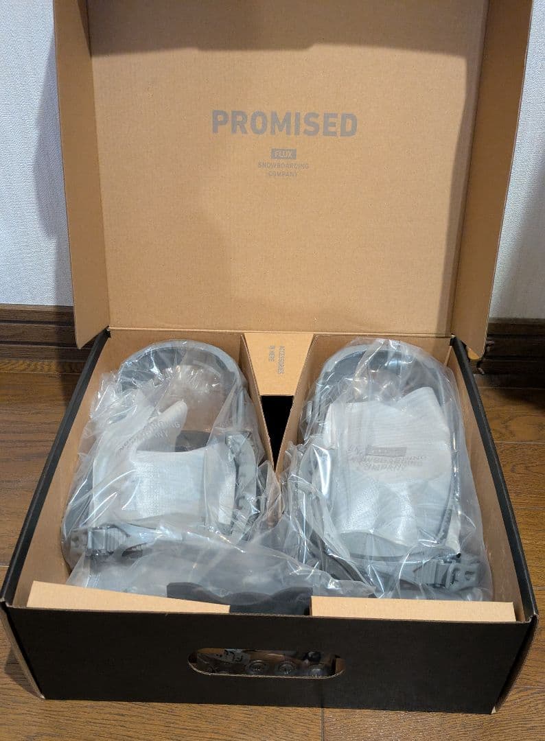 FLUX CV 23-24 グレー Sサイズ スノーボード ビンディング