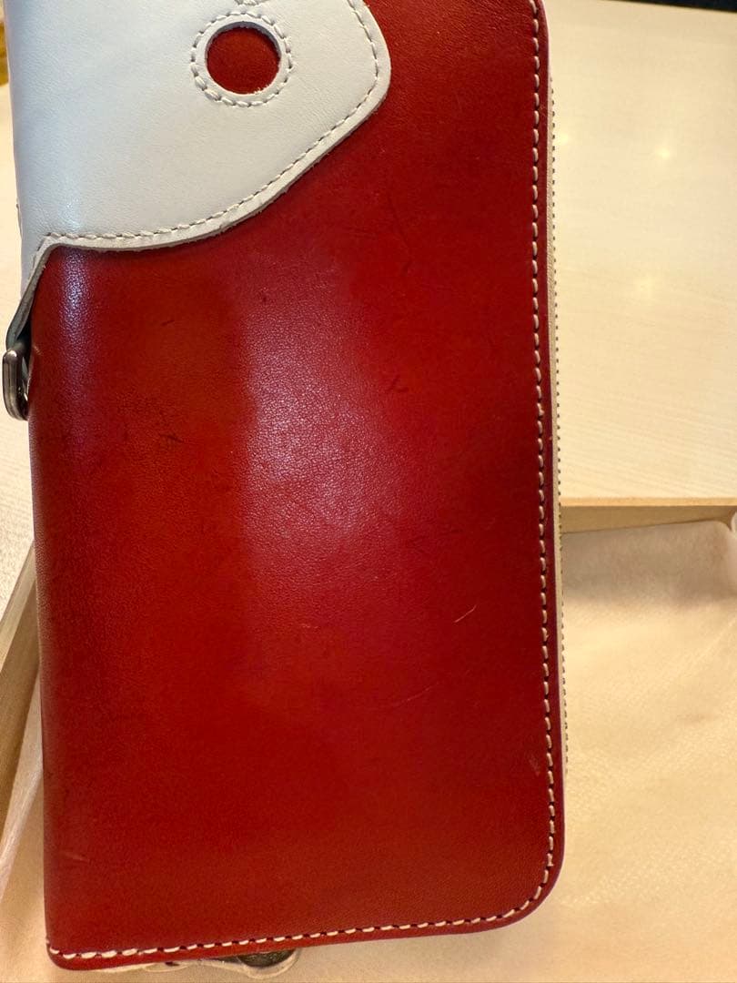 CUNE 長財布 牛革　木箱付き　ロングウォレット　財布　キューン