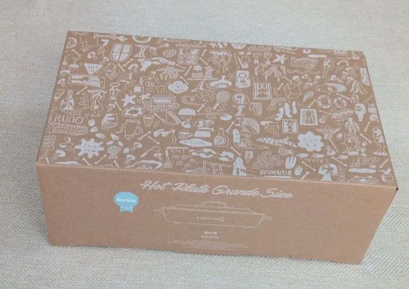 BRUNO　ホットプレート　グランデサイズ　ブルーグレー