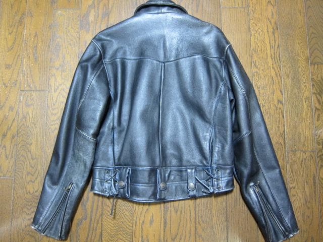 【良品】HARLEY-DAVIDSON シングルライダース革ジャン Lサイズ