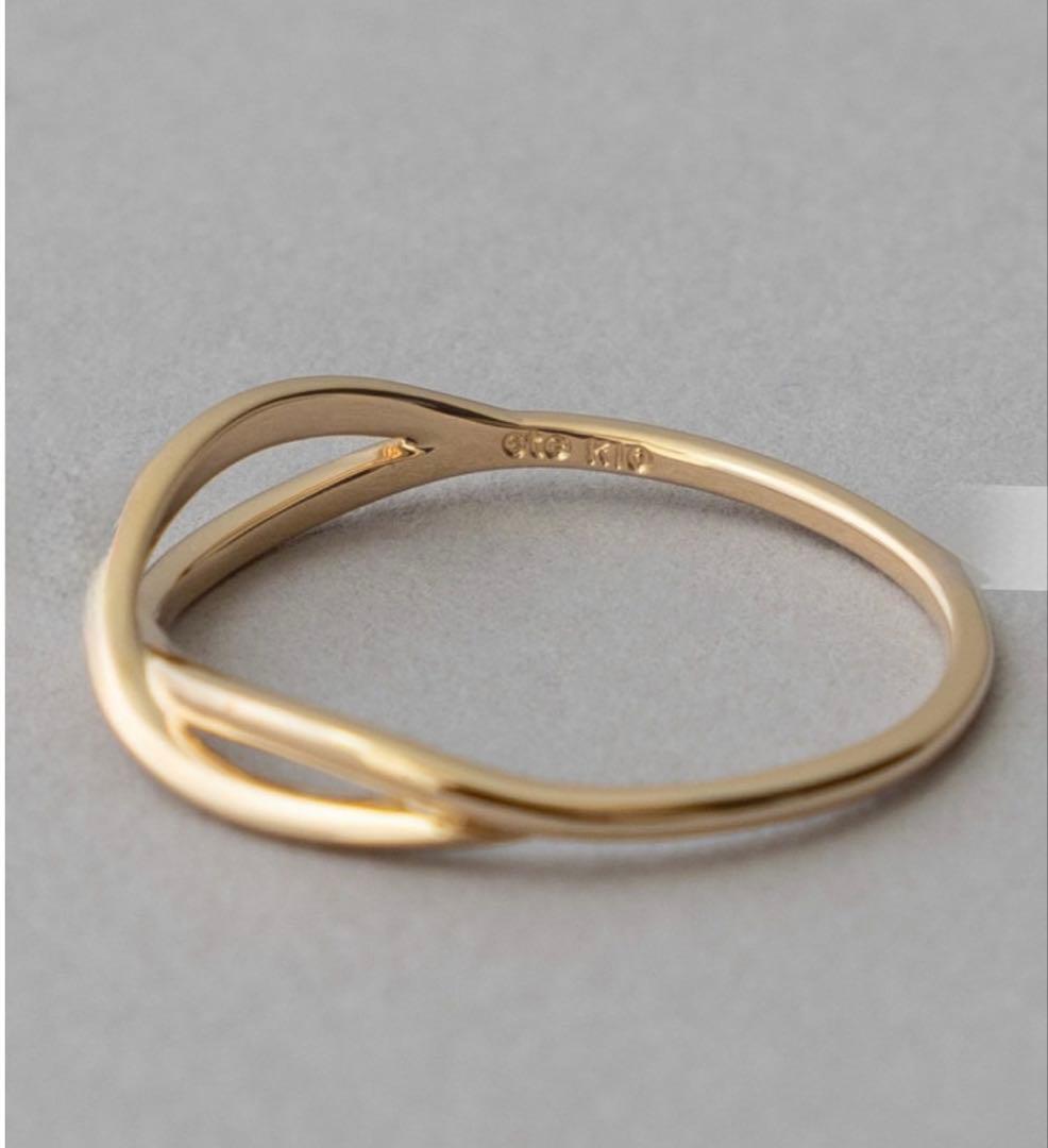 ete ツイストデザイン リング 13号 k10YG