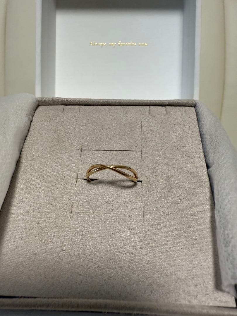 ete ツイストデザイン リング 13号 k10YG