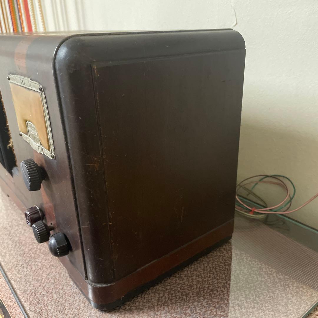 レトロ木製デザイン ラジオ
