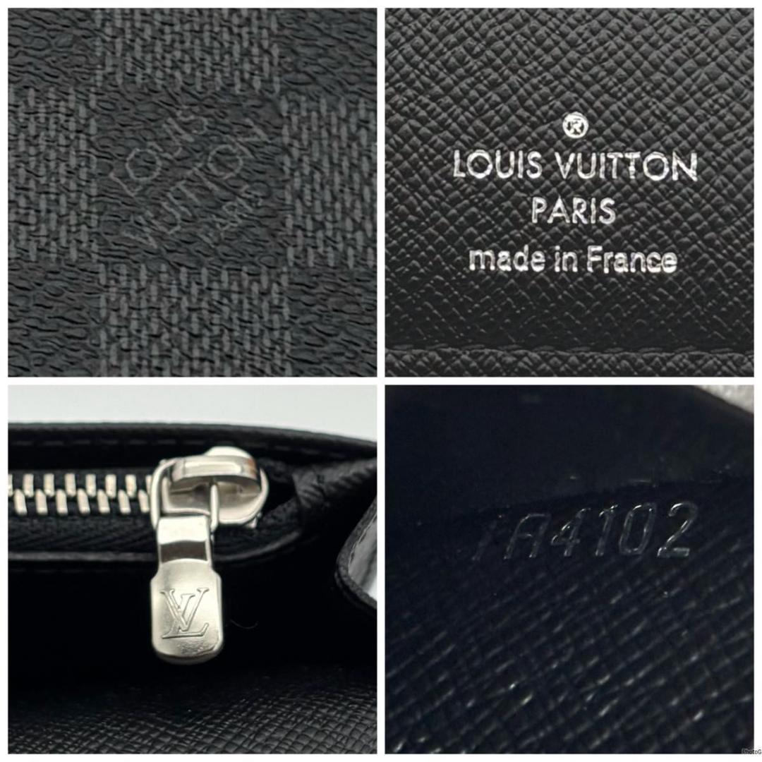 【未使用級】ルイヴィトン ダミエグラフィット ブラザ 二つ折り 長財布 ブラック