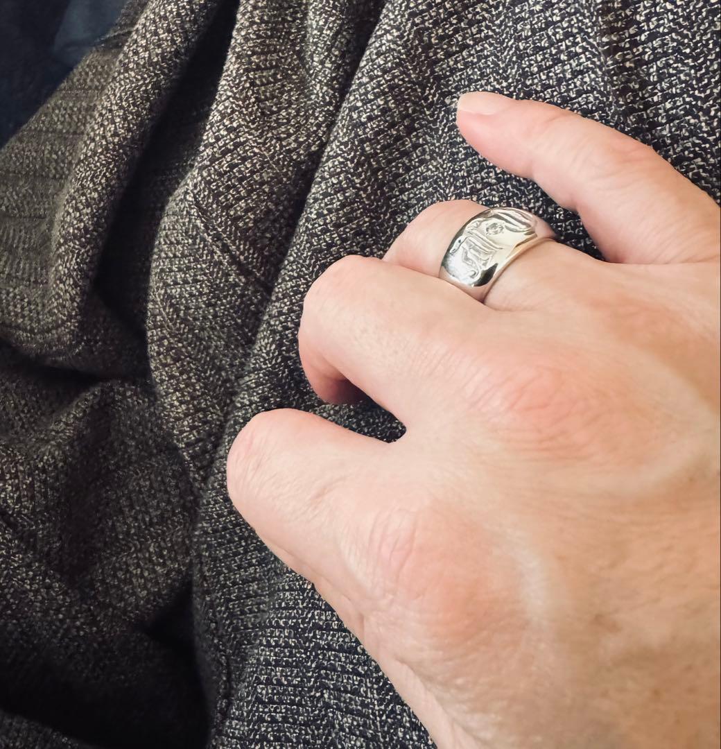 クロムハーツ シールスタンプリング 17号 PTカスタムパヴェ