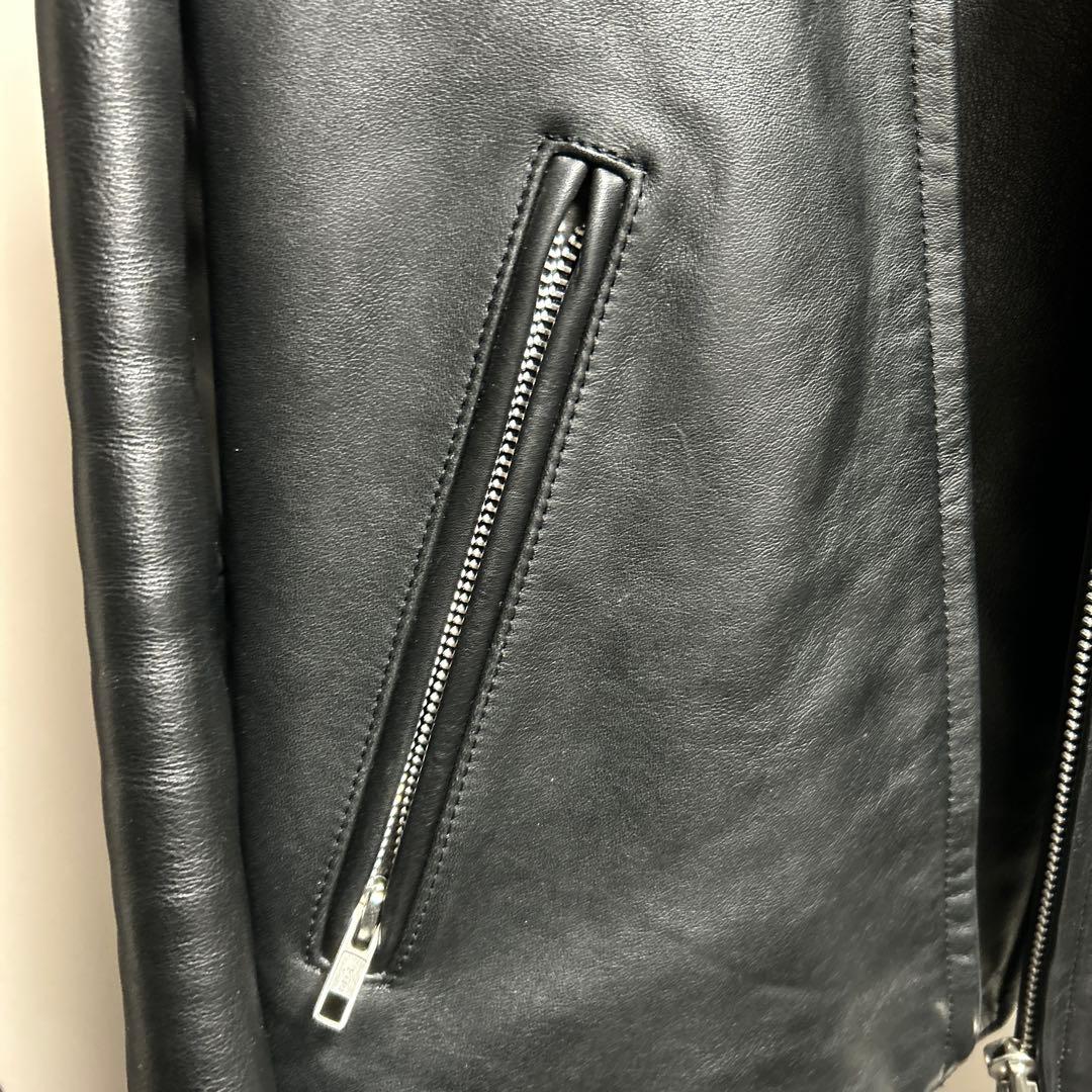 17日まで値下げ　ラッドミュージシャン ダブルライダース サイズ44 黒