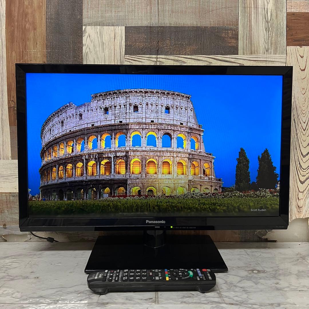 即日日受渡❣️全国送料込パナソニック24型液晶テレビ　裏番組録画可能　Wチューナー