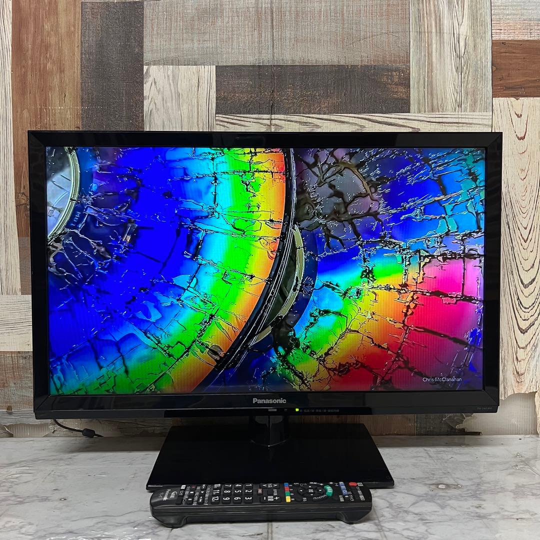 即日日受渡❣️全国送料込パナソニック24型液晶テレビ　裏番組録画可能　Wチューナー