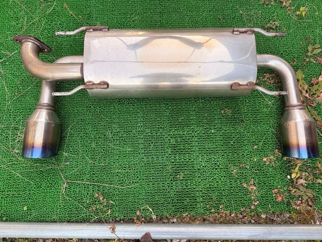 zn6前期 Blitz ニュルスペックマフラー チタンエンド