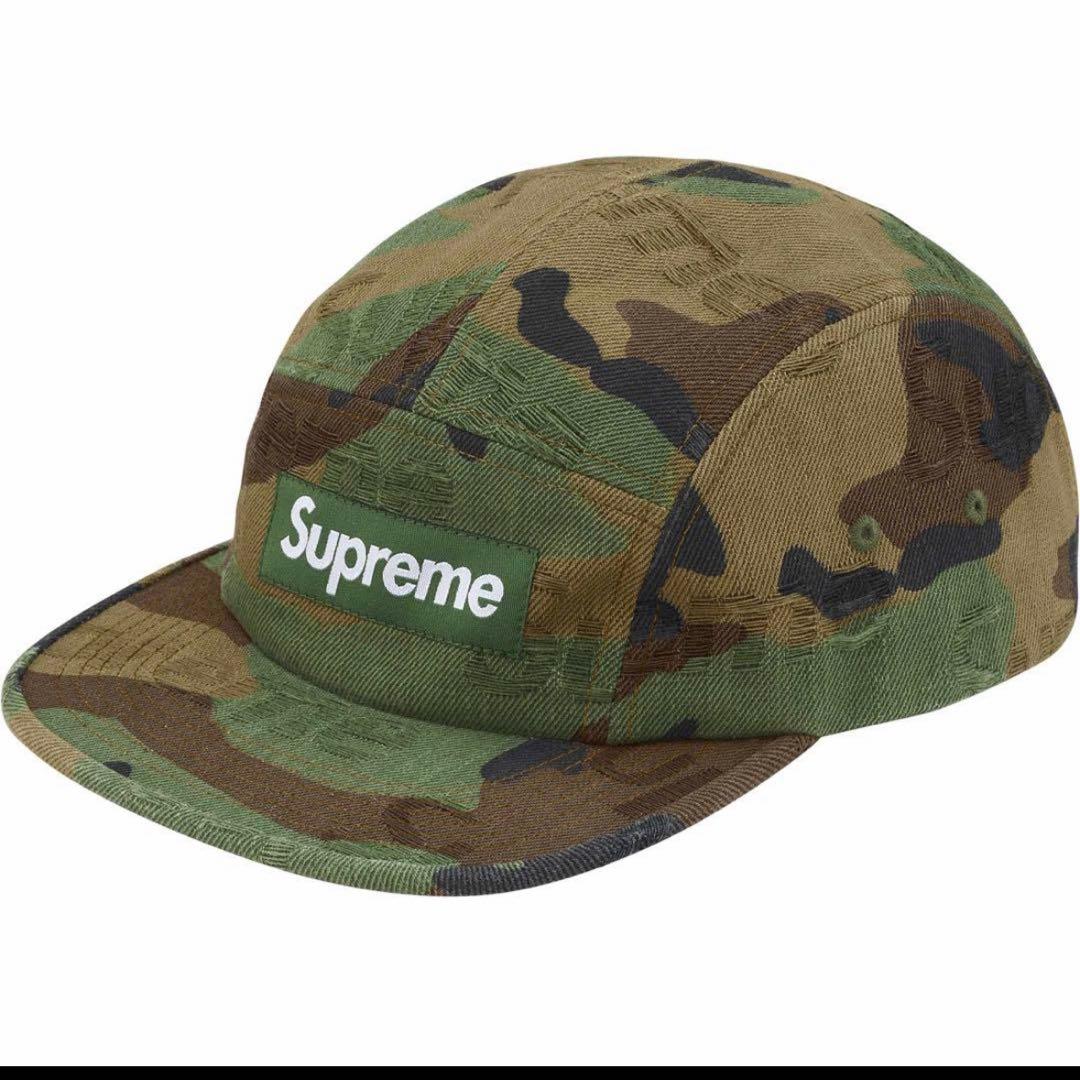 【新品未使用】Supreme Jacquard Logos Camp Cap