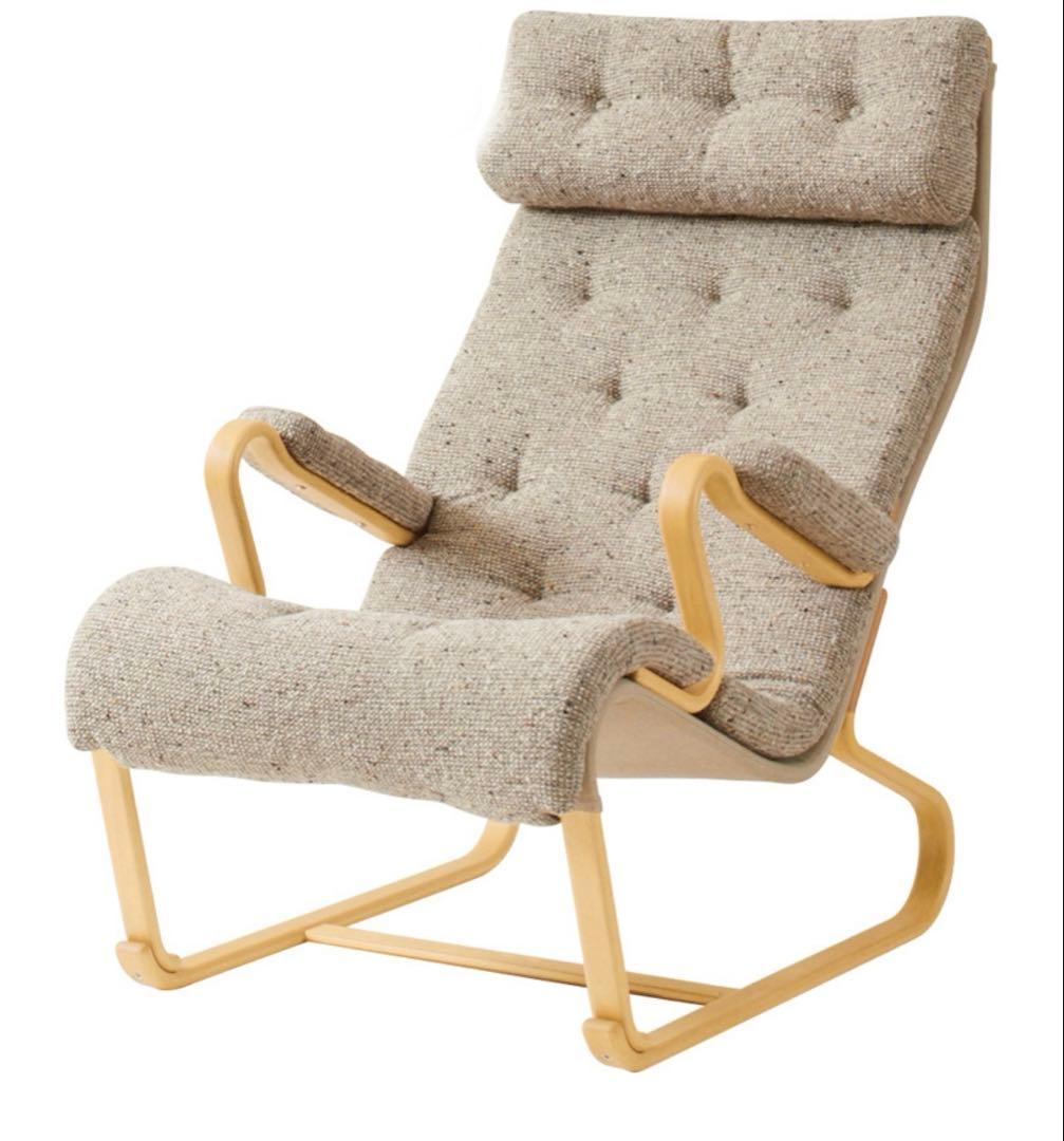 ブルーノ・マットソン◆ハイバックチェア&オットマン◆天童木工