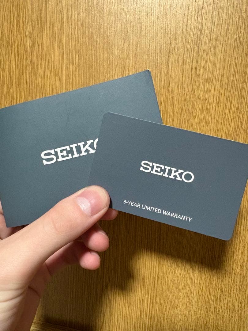 SEIKO クロノグラフ ブラックダイヤル