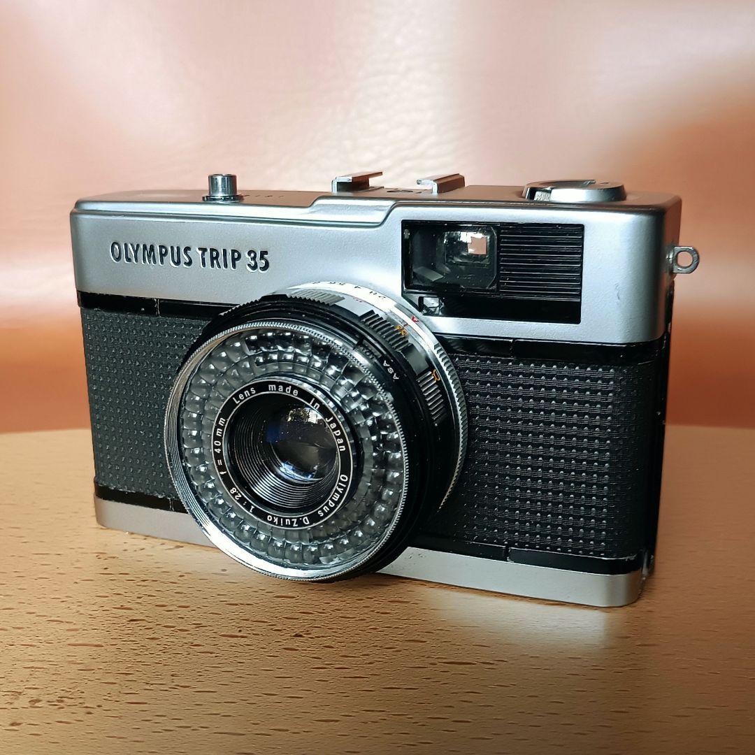 フィルムカメラ【整備、完動品、美品】オリンパストリップ35